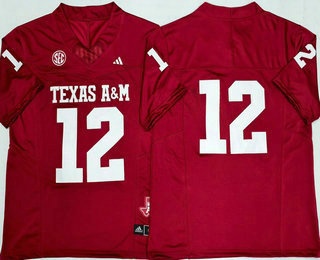 Men's Texas A M Aggies #12 Nana Boadi Owusu Red FUSE College Football Jersey