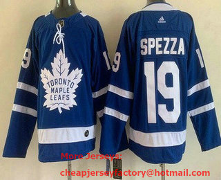Men's Toronto Maple Leafs #19 Jason Spezza Blue Stitched Jersey