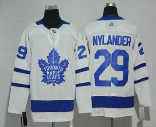 Men's Toronto Maple Leafs #29 William Nylander White Home 2017-2018 Hockey Stitched NHL Jersey