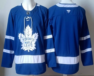 Men's Toronto Maple Leafs Blank Blue Authentitc Jersey