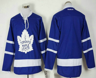 Men's Toronto Maple Leafs Blank Royal Blue 2016-17 Home 100TH Anniversary Hockey Jersey