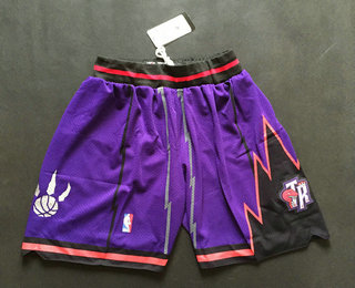 Men's Toronto Raptors Purple Swingman Shorts