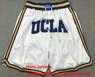 Men's UCLA Bruins White Just Don Shorts