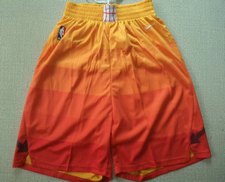 Men's Utah Jazz 2018 City Edition Orange Nike Swingman Shorts