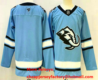Men's Utah Mammoth Blank Blue 2025 Stitched Jersey