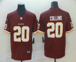 Men's Washington Redskins #20 Landon Collins Burgundy Red 2017 Vapor Untouchable Stitched NFL Nike Limited Jersey