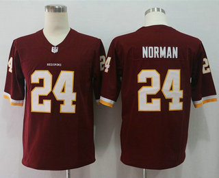 Men's Washington Redskins #24 Josh Norman Burgundy Red 2017 Vapor Untouchable Stitched NFL Nike Limited Jersey