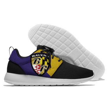 Men and women NFL Baltimore Ravens Roshe style Lightweight Running shoes (3)