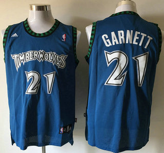 Minnesota Timberwolves #21 Kevin Garnett Blue Revolution 30 Swingman Jersey