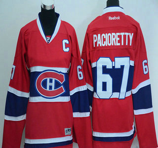 Montreal Canadiens #67 Max Pacioretty Red CH Womens Jersey