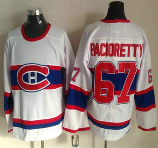Montreal Canadiens #67 Max Pacioretty White Throwback CCM Jersey