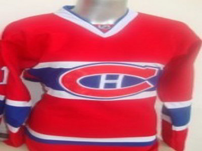 Montreal Canadiens Blank Red Womens Jersey