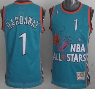 NBA 1995-1996 All-Star #1 Penny Hardaway Green Swingman Throwback Jersey