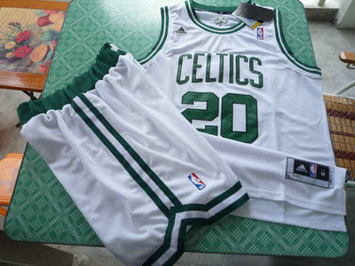 Boston Celtics 20 Ray Allen Revolution white color swingman Basketball Suit