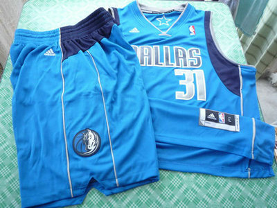 Dallas Mavericks 31 Terry blue swingman Basketball Suit
