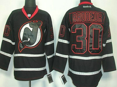 New Jersey Devils 30 Martin Brodeur 2012 Black Ice Jersey