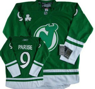 New Jersey Devils 9 Parise Green Jersey