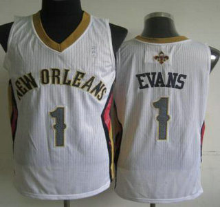 New Orleans Pelicans #1 Tyreke Evans White Revolution 30 Authentic Jersey