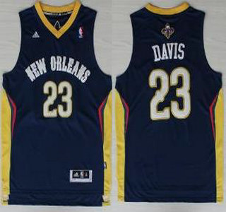 New Orleans Pelicans #23 Anthony Davis Blue Revolution 30 Authentic Jersey