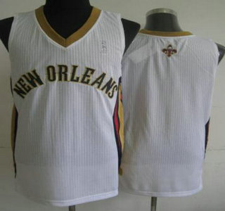 New Orleans Pelicans Blank White Revolution 30 Authentic Jersey