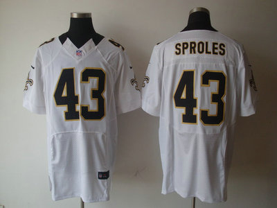 New Orleans Saints 43 Darren Sproles White 2012 Nike NFL Elite Jerseys
