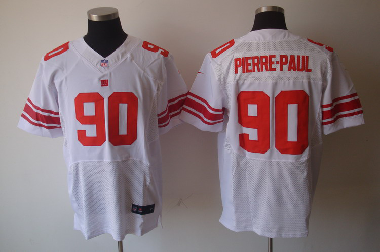 New York Giants 90 Jason Pierre-Paul White 2012 Nike NFL Elite Jerseys