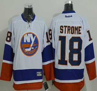 New York Islanders #18 Ryan Strome White Jersey