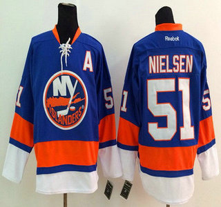 New York Islanders #51 Frans Nielsen Light Blue Jersey