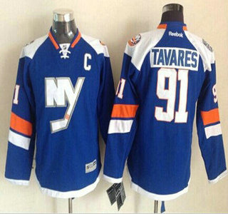 New York Islanders #91 John Tavares 2014 Stadium Series Blue Kids Jersey