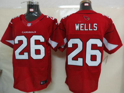 Nike Arizona Cardinals #26 Chris Wells Red Elite Jersey