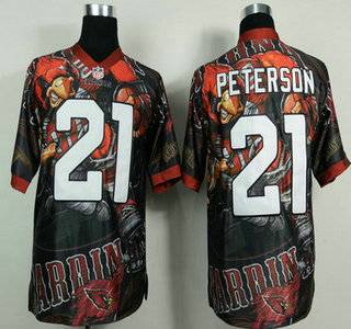 Nike Arizona Cardinals #21 Patrick Peterson 2014 Fanatic Fashion Elite Jersey