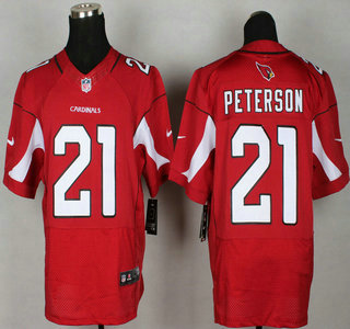 Nike Arizona Cardinals #21 Patrick Peterson Red Elite Jersey