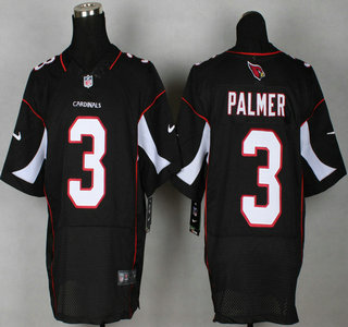 Nike Arizona Cardinals #3 Carson Palmer Black Elite NFL Jerseys