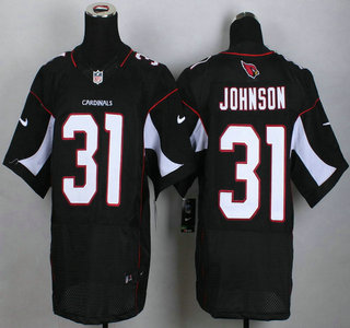 Nike Arizona Cardinals #31 David Johnson Black Elite Jersey