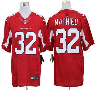 Nike Arizona Cardinals #32 Tyrann Mathieu Red Elite Jersey