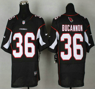 Nike Arizona Cardinals #36 Deone Bucannon Elite Black Jersey