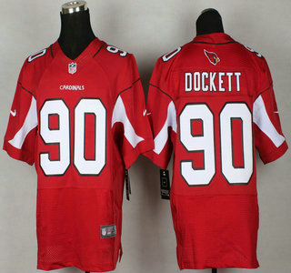 Nike Arizona Cardinals #90 Darnell Dockett Red Elite Jersey