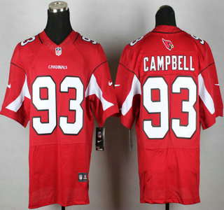 Nike Arizona Cardinals #93 Calais Campbell Red Elite Jersey