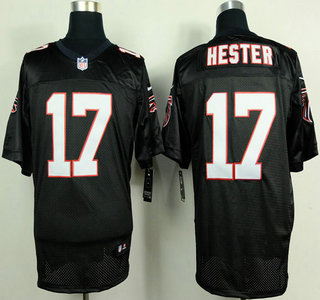 Nike Atlanta Falcons #17 Devin Hester Black Elite Jersey