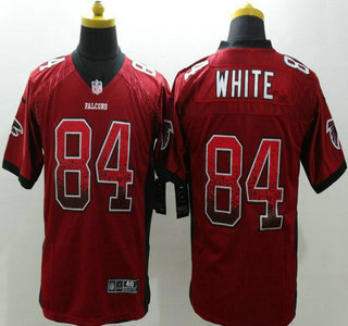 Nike Atlanta Falcons #84 Roddy White Drift Fashion Red Elite Jersey