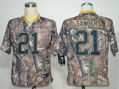 Nike Atlanta Falcons 21 Deion Sanders Camo Realtree Jersey