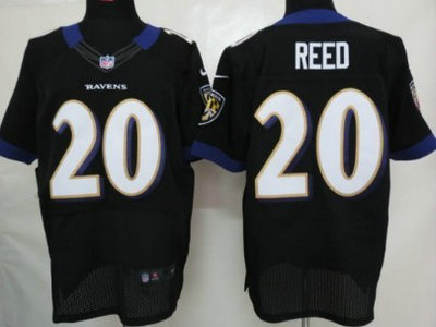 Nike Baltimore Ravens 20 Rd Reed Black 2012 Nike NFL Elite Jersey