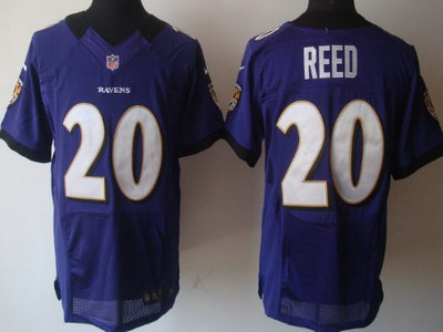 Nike Baltimore Ravens 20 Rd Reed Purple 2012 Nike NFL Elite Jersey