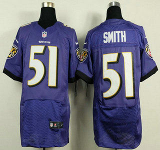 Nike Baltimore Ravens #51 Daryl Smith 2013 Purple Elite Jersey