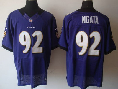 Nike Baltimore Ravens 92 Haloti Ngata Purple 2012 Nike NFL Elite Jersey