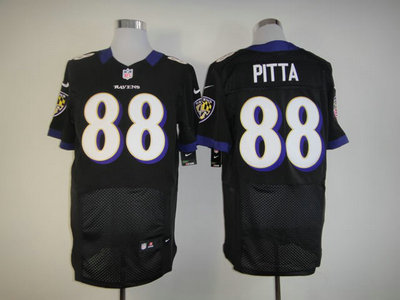 Nike Baltimore Ravens 88 Dennis Pitta Black Elite Jersey