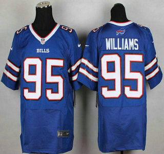 Nike Buffalo Bills #95 Kyle Williams 2013 Light Blue Elite Jersey