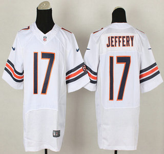 Nike Chicago Bears #17 Alshon Jeffery White Elite Jersey