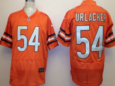 Chicago Bears 54 Brian Urlacher Orange 2012 Nike NFL Elite Jerseys 