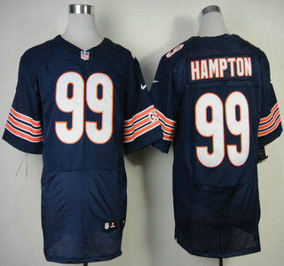 Nike Chicago Bears #99 Dan Hampton Blue Elite Jersey
